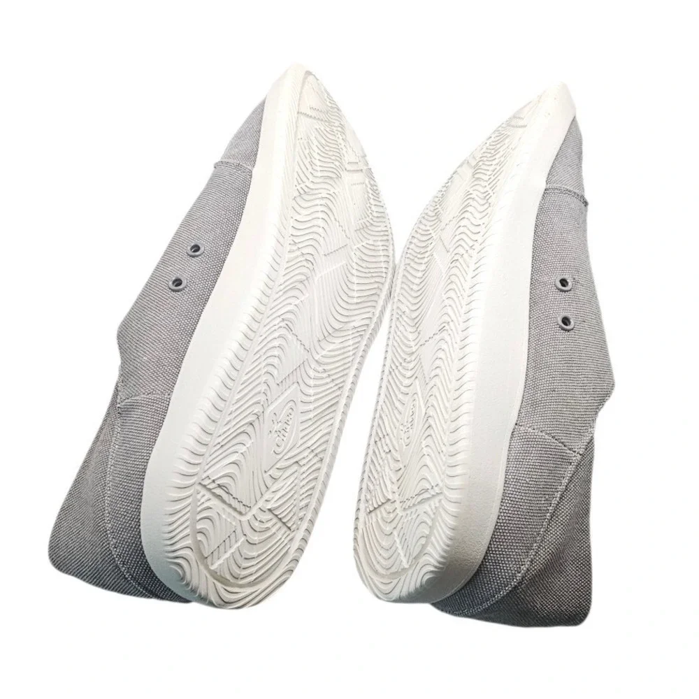 Chaco Paonia Grey Canvas Slip On Luvseat Footbed Shoes Mens‎ 14